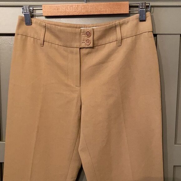 MOSCHINO Cheap and Chic Cotton Wool Blend Wide Leg Dress Pants Trousers Tan - Picture 8 of 9